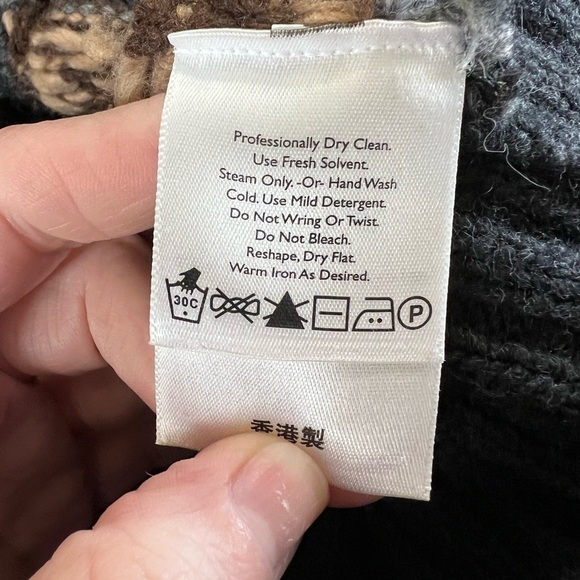 Eddie Bauer Collectibles Wool Blend Cardigan with Collar Holiday 2006 Collection - Picture 11 of 12